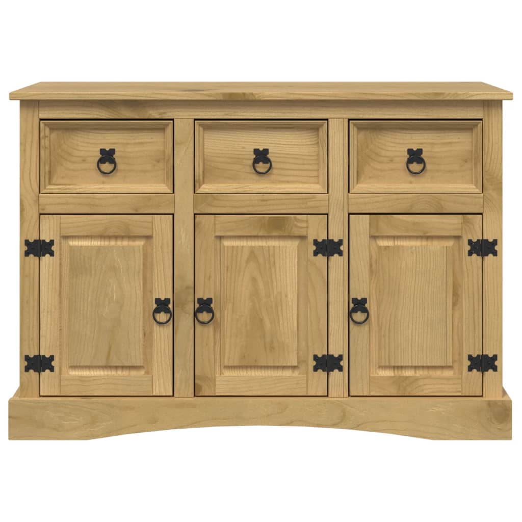 Sideboard Solid Mexican Pinewood Corona Range 32X43X78 Cm