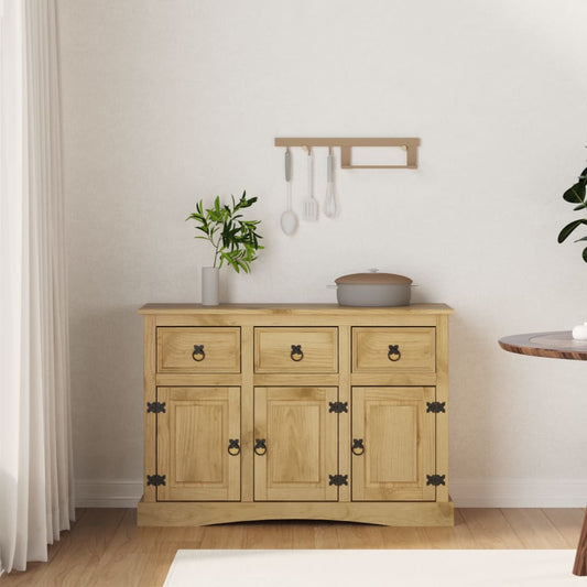 Sideboard Solid Mexican Pinewood Corona Range 32X43X78 Cm