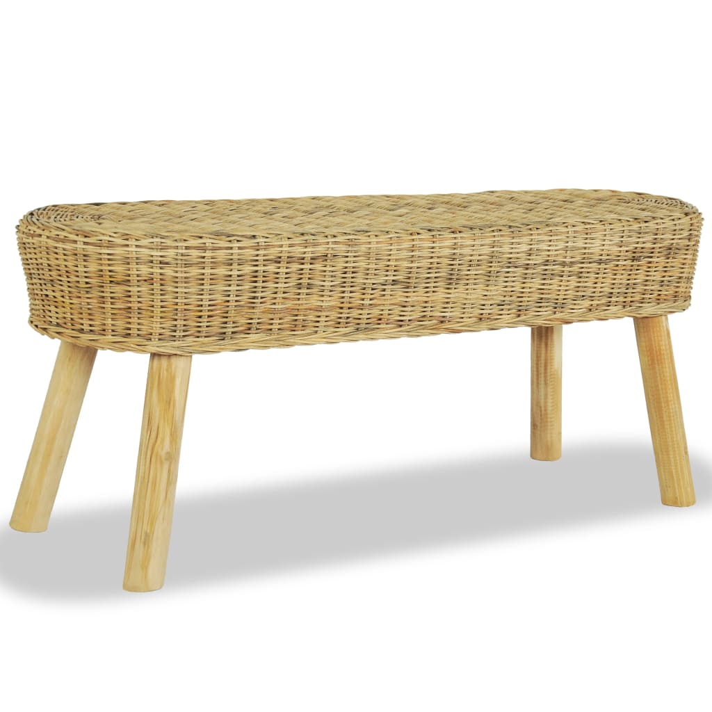 Hall Bench Natural Rattan