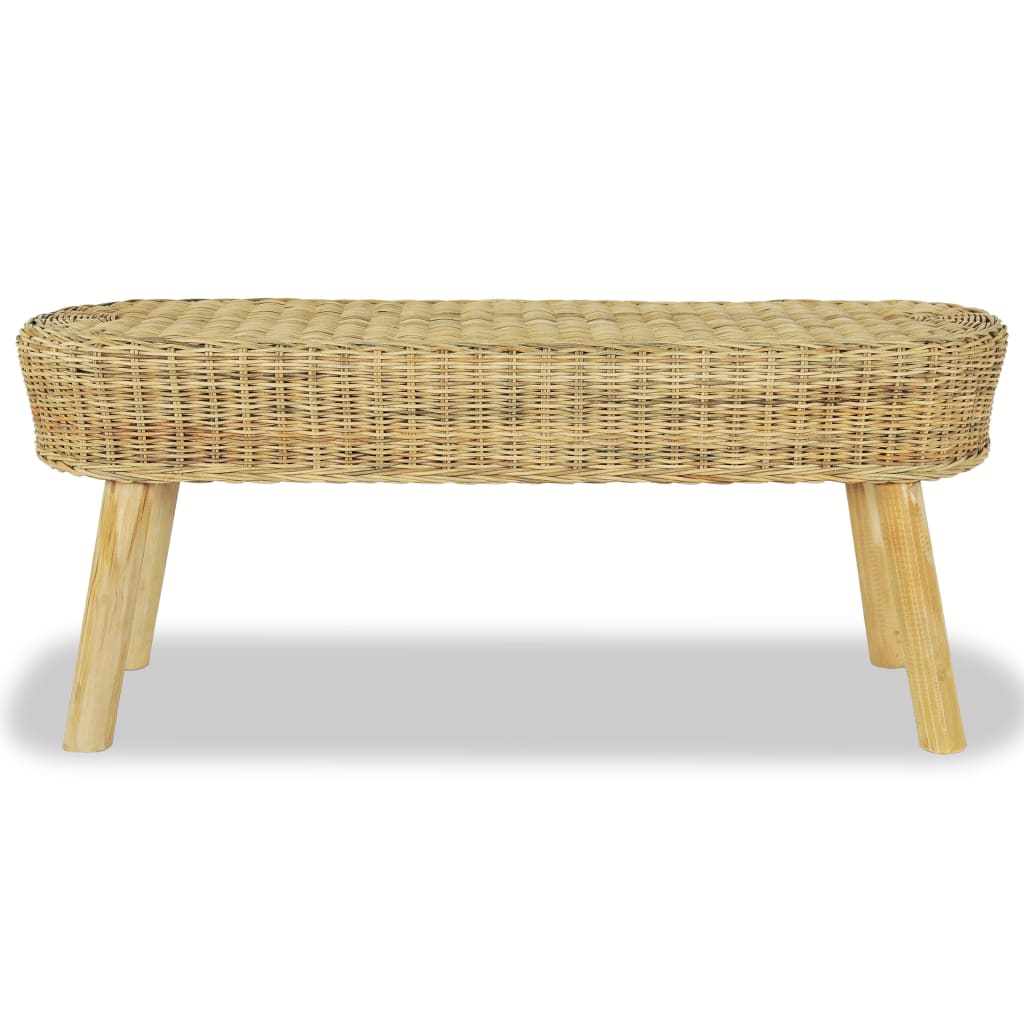 Hall Bench Natural Rattan