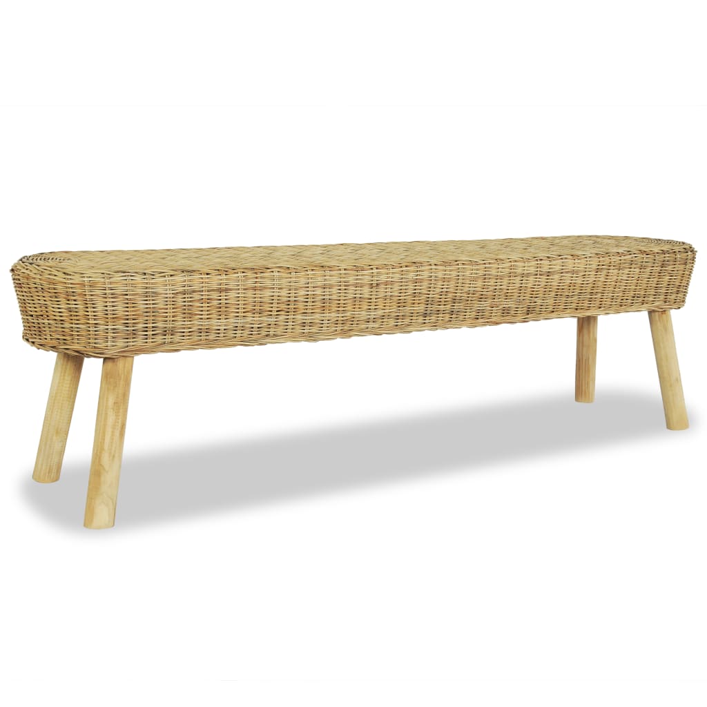 Hall Bench Natural Rattan