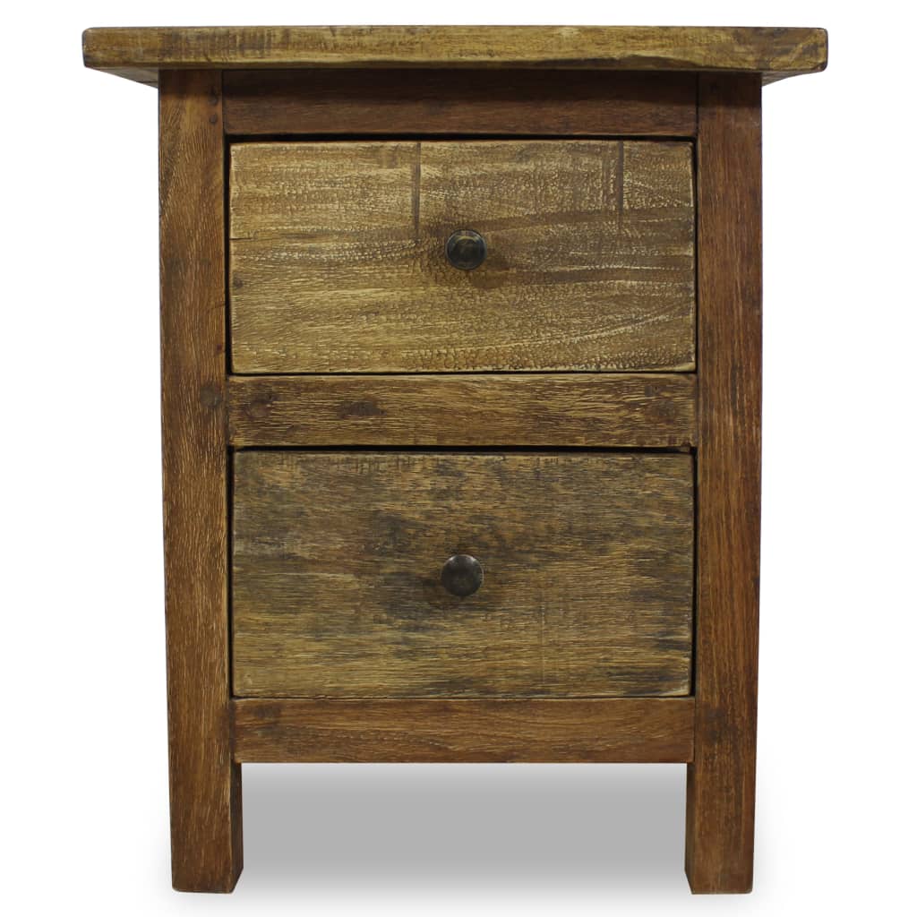 Nightstand Solid Reclaimed Wood 40x30x51 cm