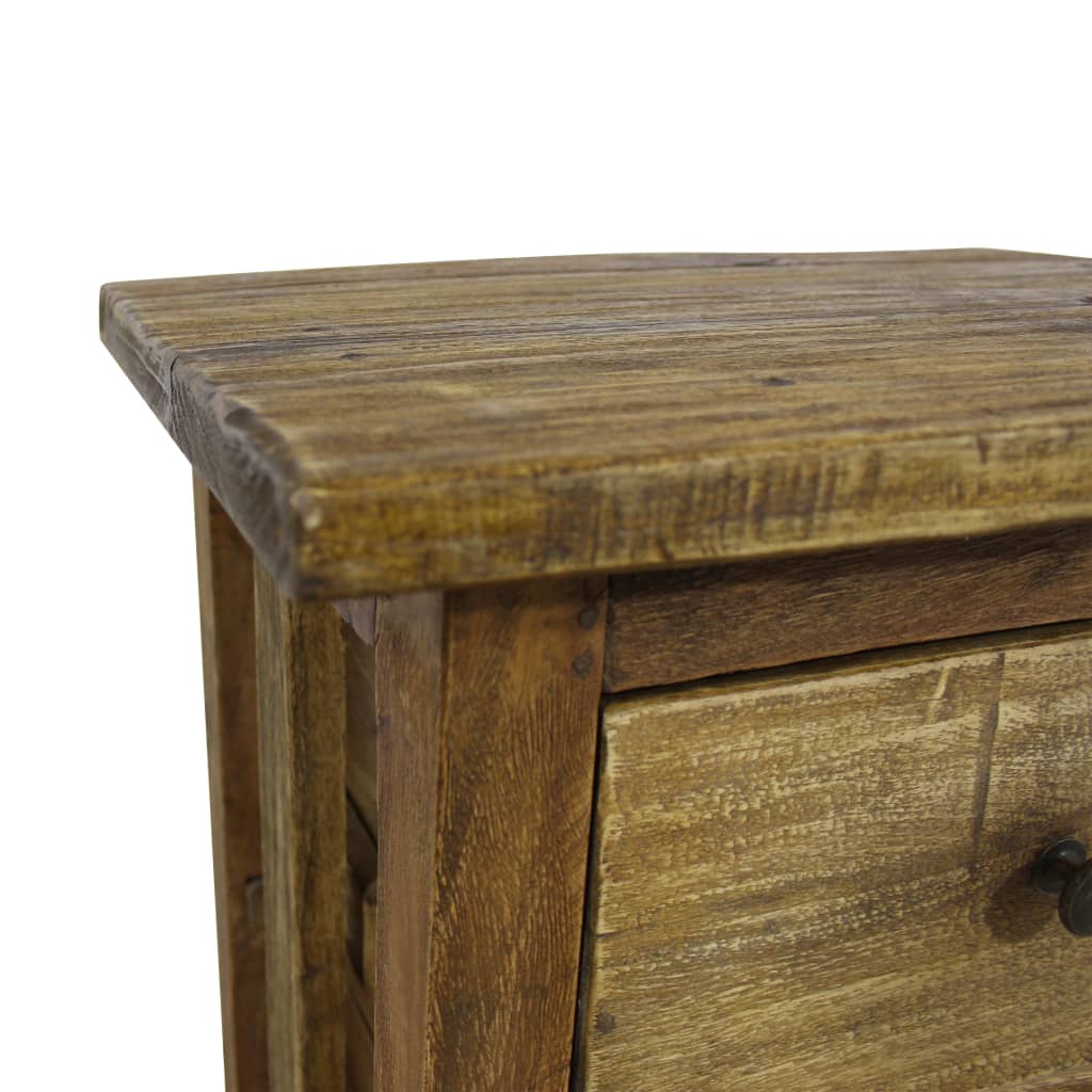 Nightstand Solid Reclaimed Wood 40x30x51 cm