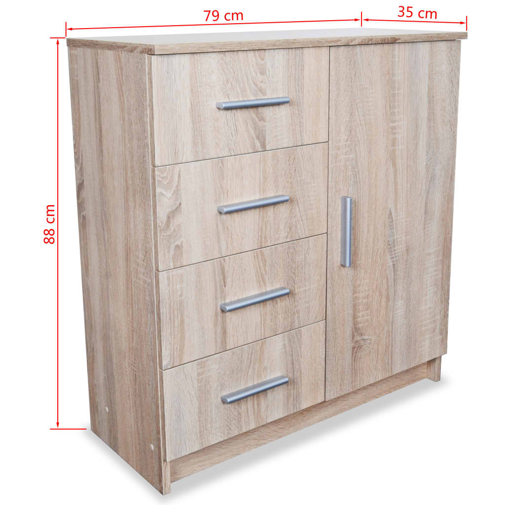 Sideboard Engineered Wood 79X35X88 Cm