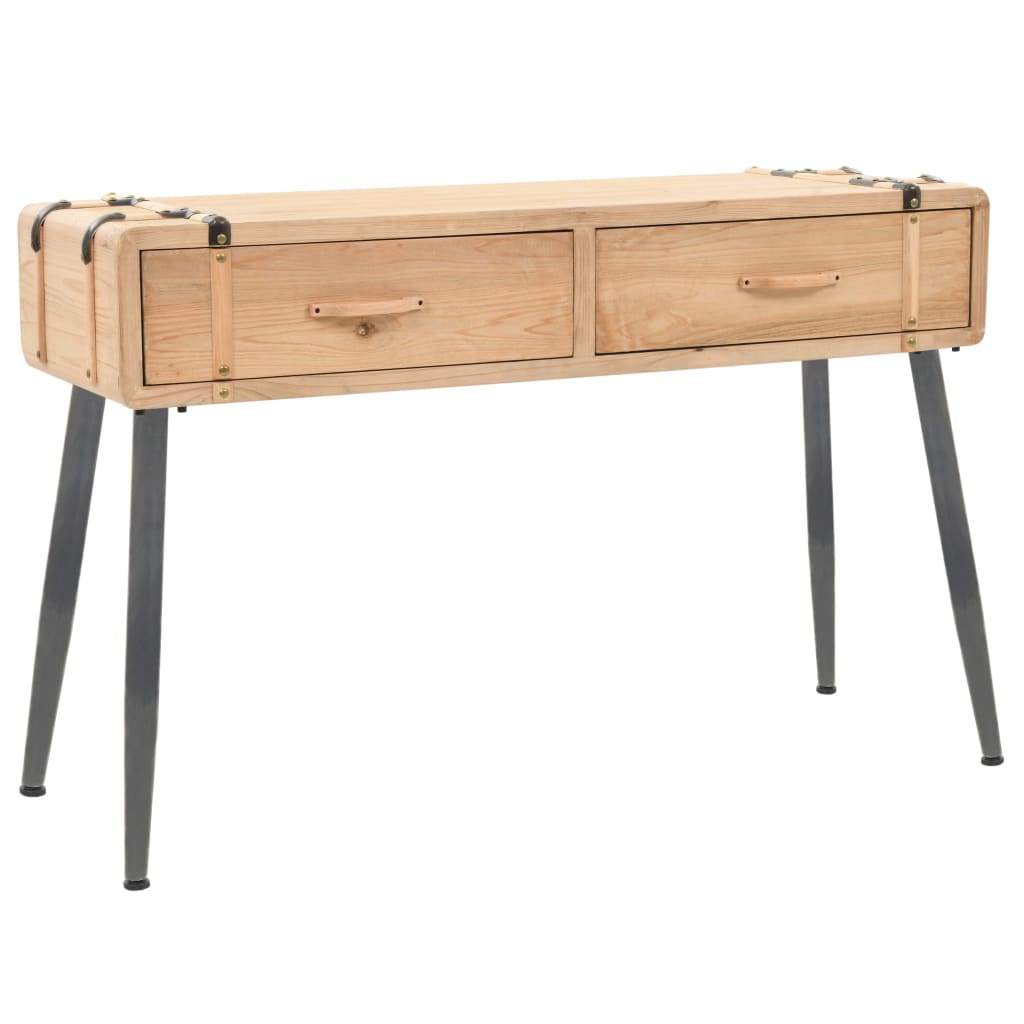 Console Table Solid Fir Wood 115X40.5X76 Cm