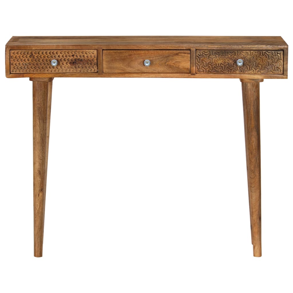 Console Table Solid Mango Wood 102X30X79 Cm