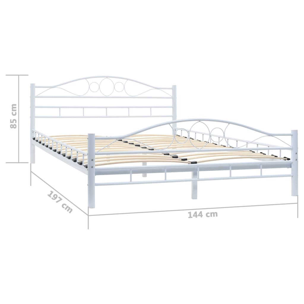 Bed Frame Metal 137X187 Cm