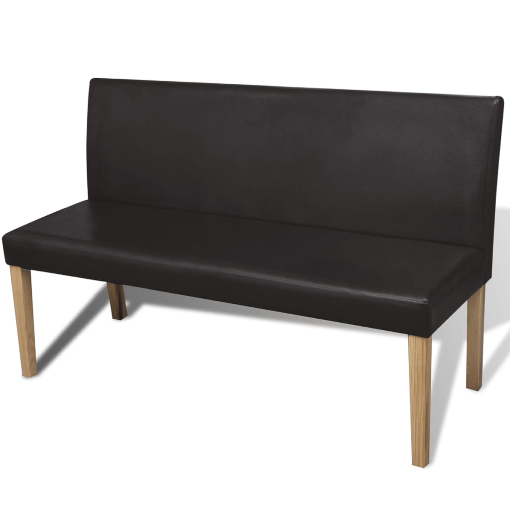 Bench 139.5 Cm Faux Leather