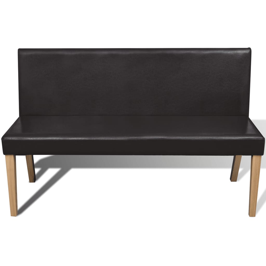 Bench 139.5 Cm Faux Leather