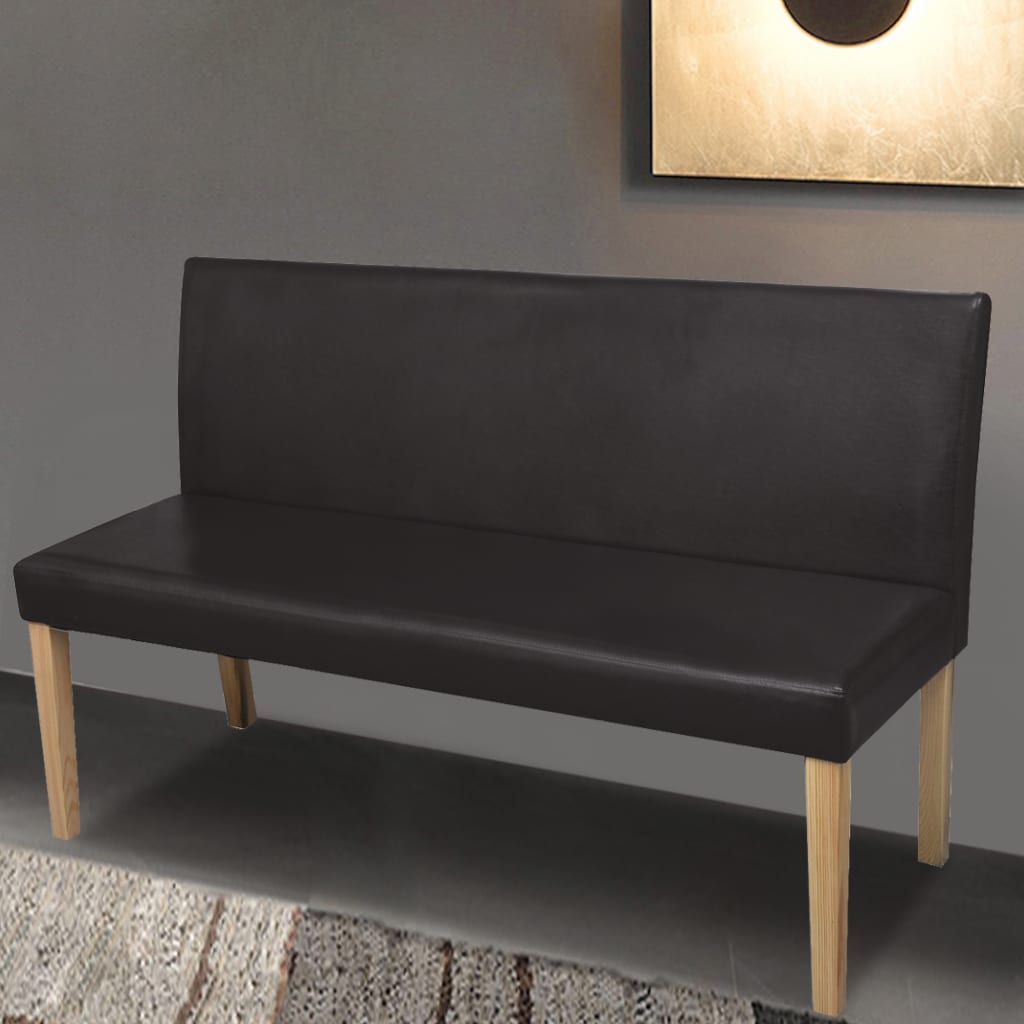 Bench 139.5 Cm Faux Leather