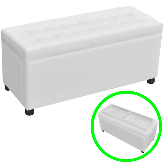 Storage Ottoman Artificial Leather