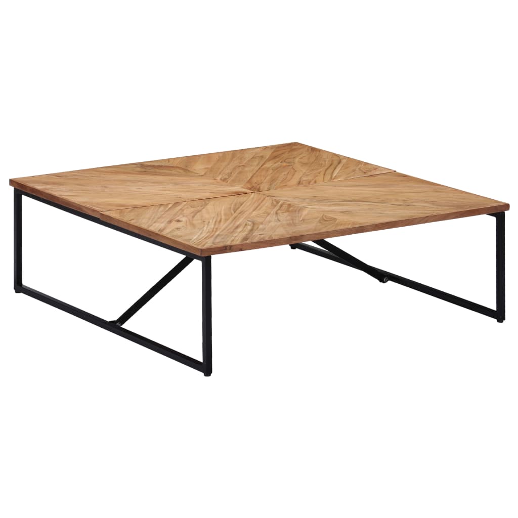 Coffee Table 110x110x36 cm Solid Acacia Wood