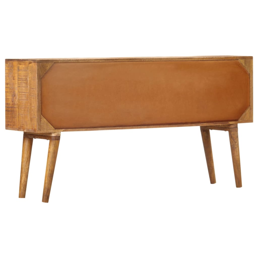 Sideboard With Printed Pattern Solid Mango Wood