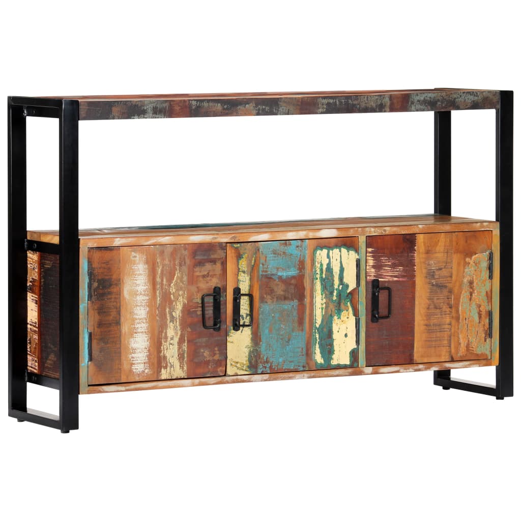 Sideboard 120X30X75 Cm Solid Reclaimed Wood