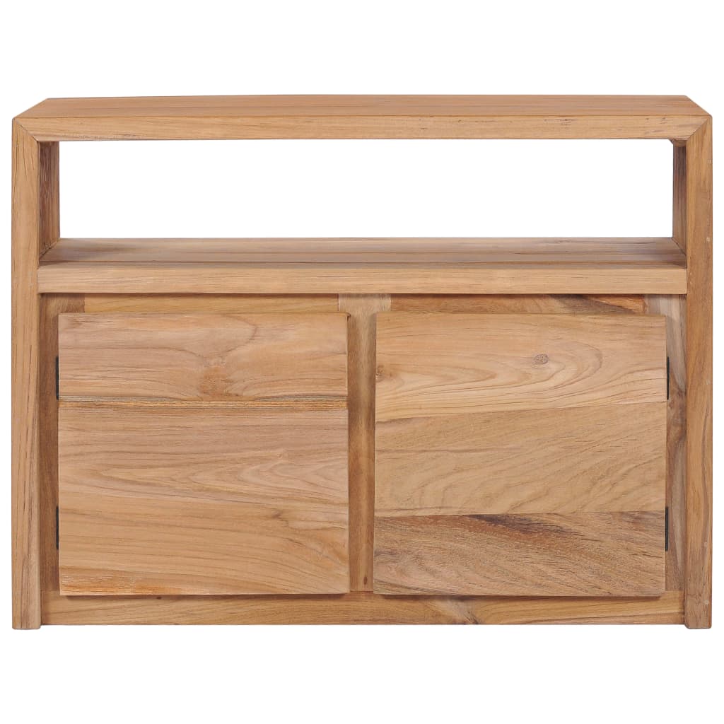 Sideboard 80X30X60 Cm Solid Teak Wood