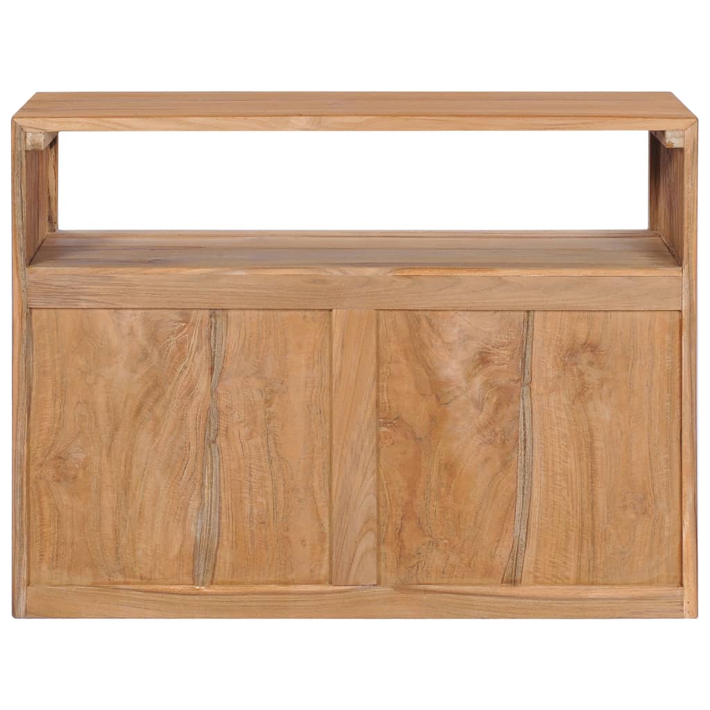 Sideboard 80X30X60 Cm Solid Teak Wood