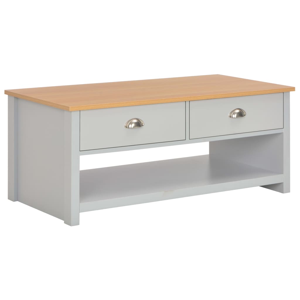 Coffee Table Grey 100x50x42 cm