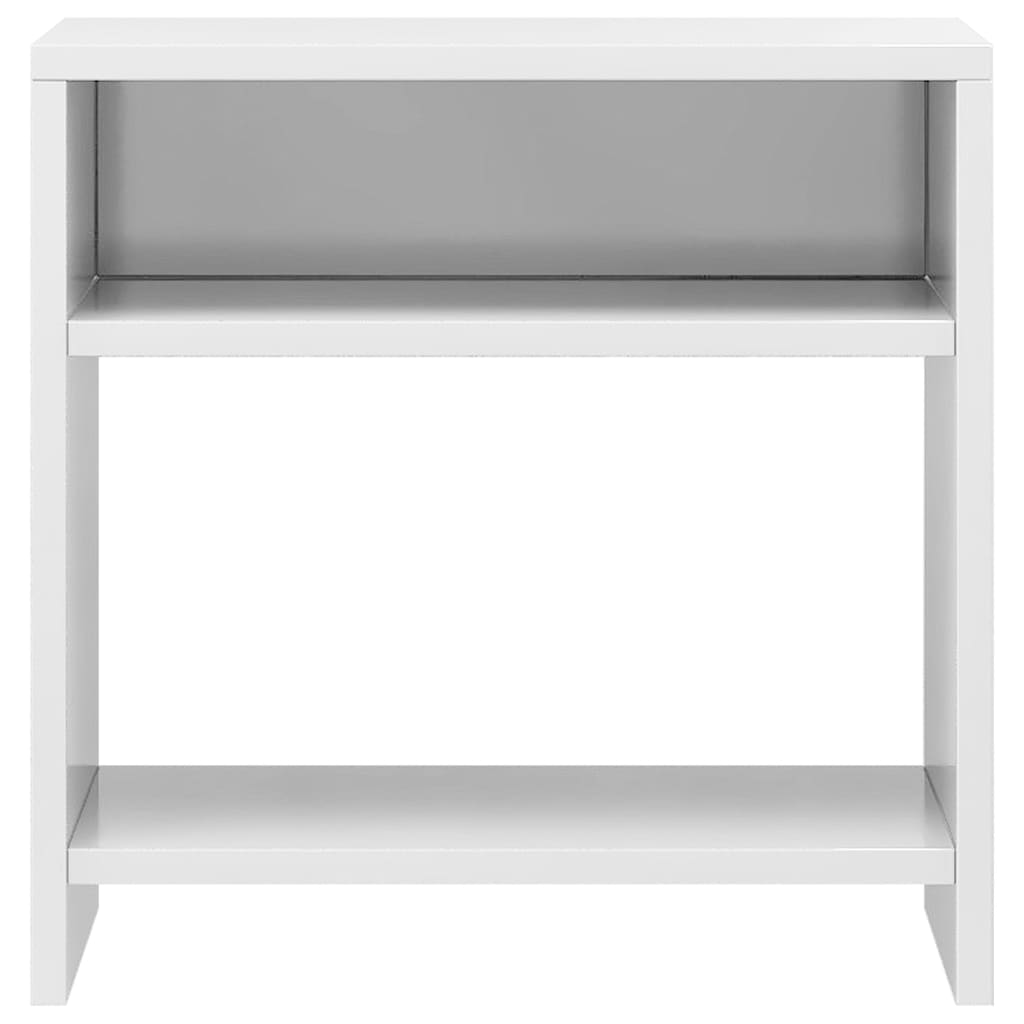 Bedside Cabinets 2 pcs High Gloss White 40x30x40 cm Engineered Wood