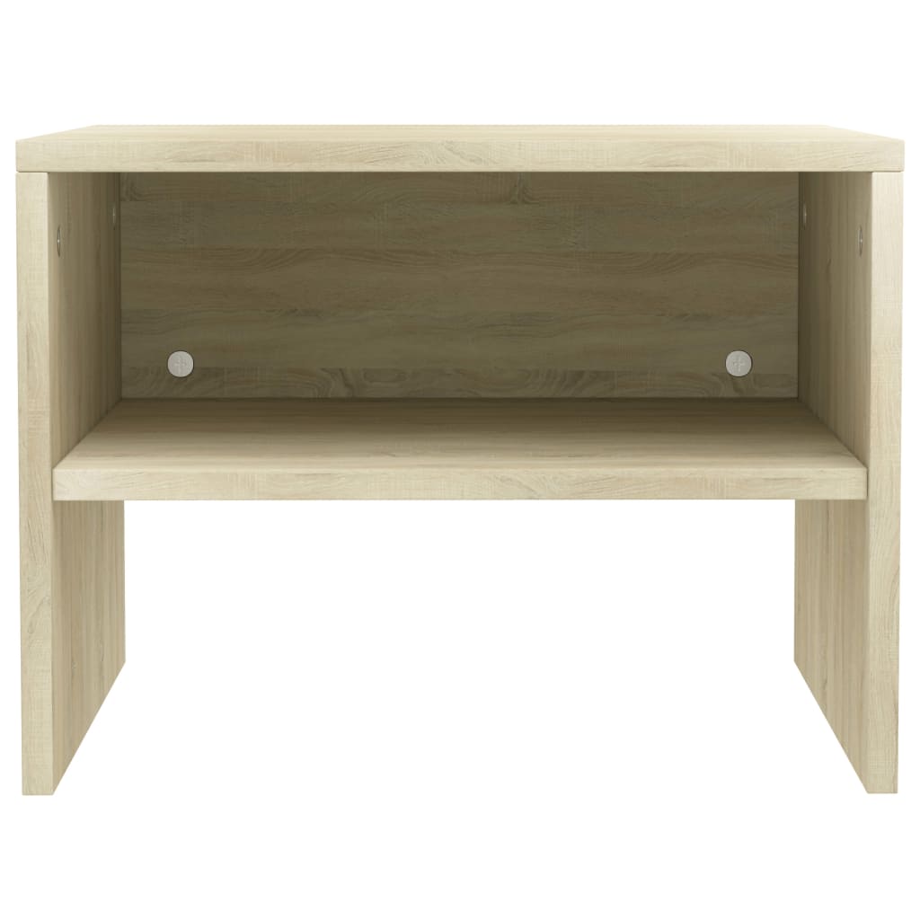 Bedside Cabinets 2 pcs Sonoma Oak 40x30x30 cm Engineered Wood