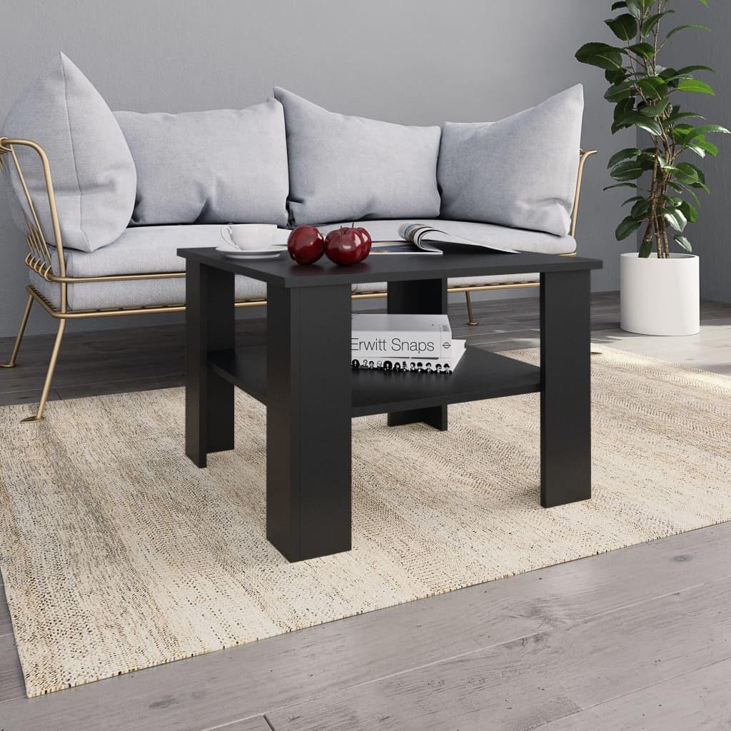 Coffee Table 60X60X42 Cm Engineered Wood