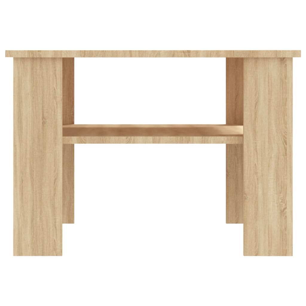 Coffee Table Sonoma Oak 60x60x42 cm Engineered Wood