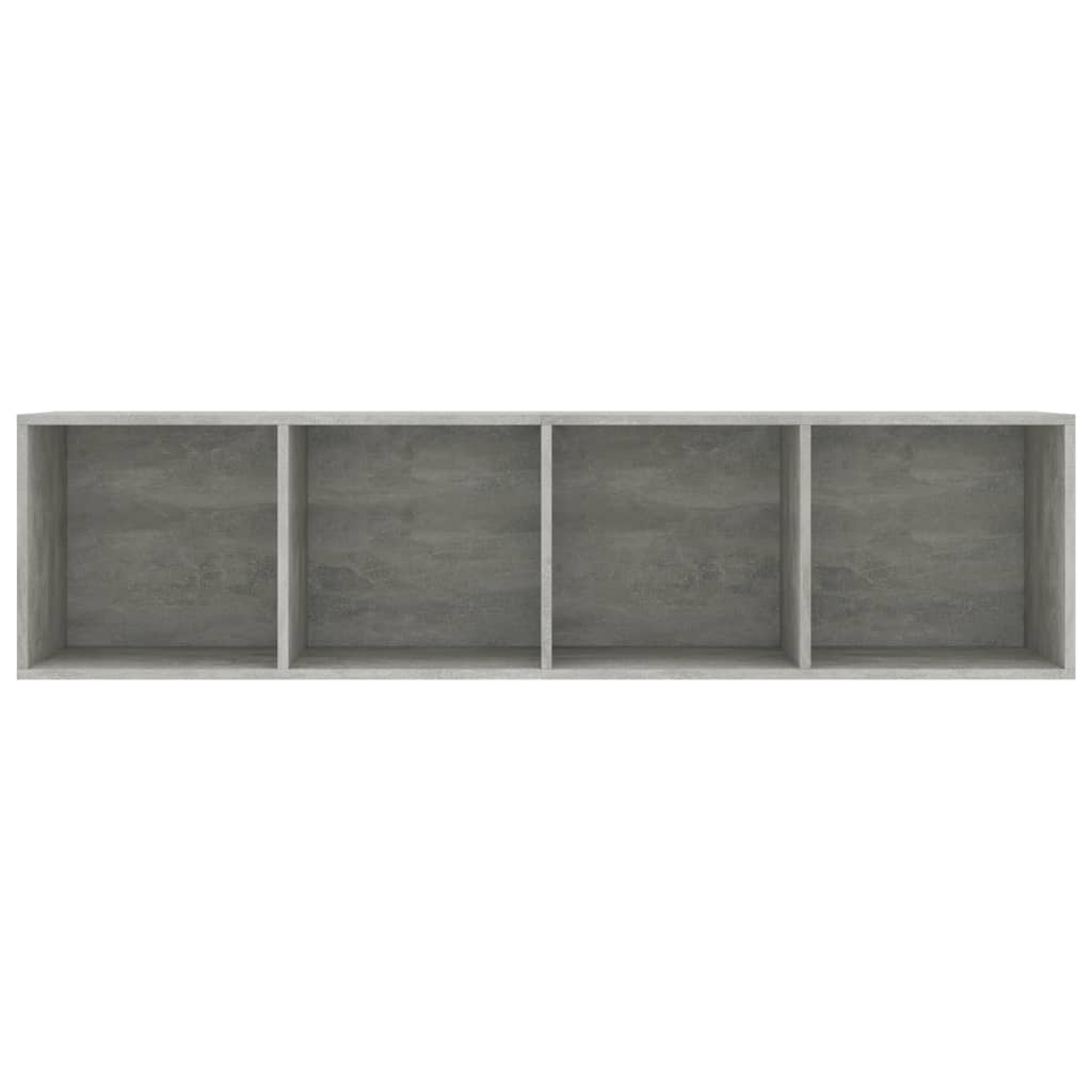 Book Cabinet/TV Cabinet Concrete Grey 143x30x36 cm