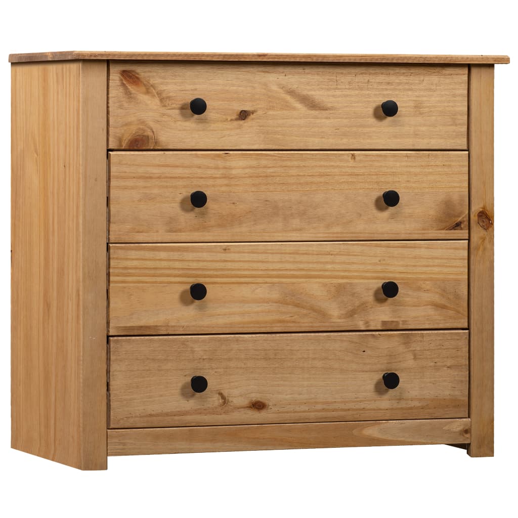 Side Cabinet 80X40X73 Cm Pine Panama Range