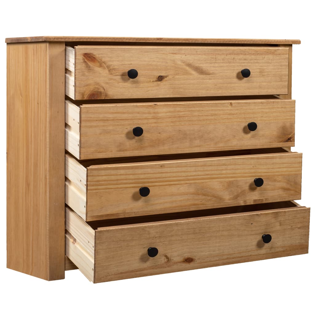 Side Cabinet 80X40X73 Cm Pine Panama Range