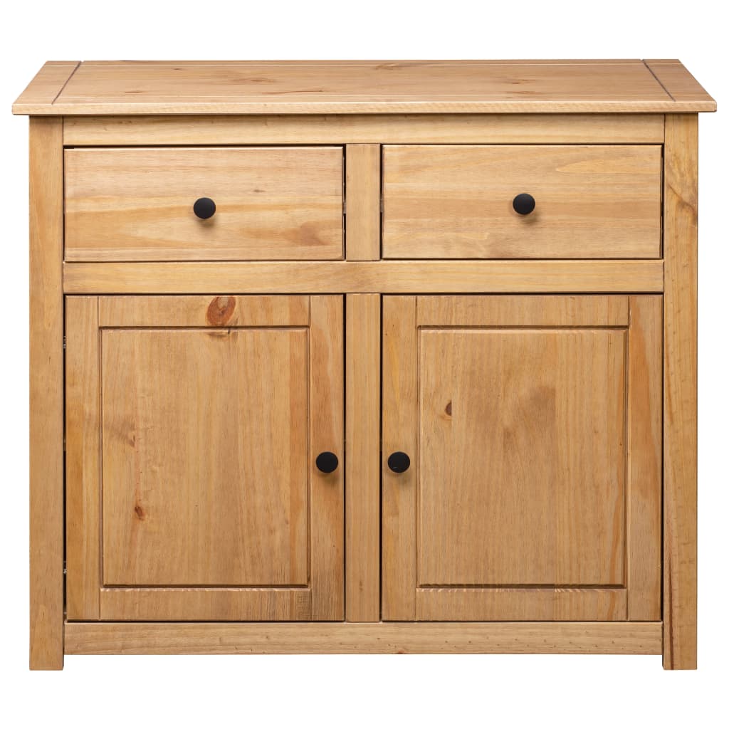 Sideboard 93X40X80 Cm Solid Pinewood Panama Range