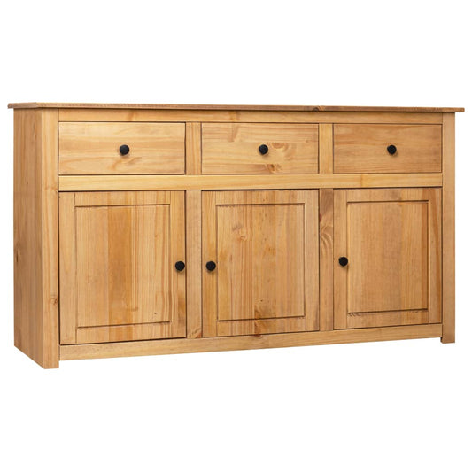 Sideboard 35X40X80 Cm Solid Pinewood Panama Range