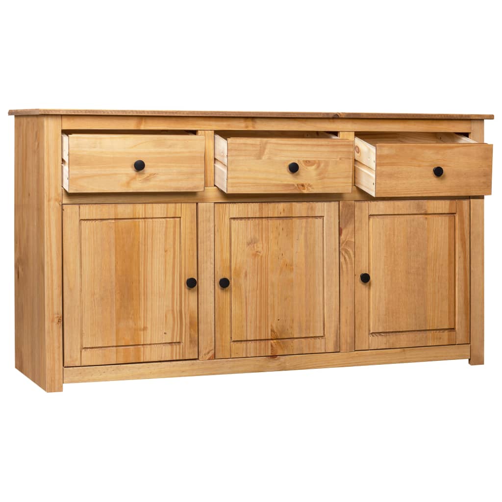 Sideboard 35X40X80 Cm Solid Pinewood Panama Range