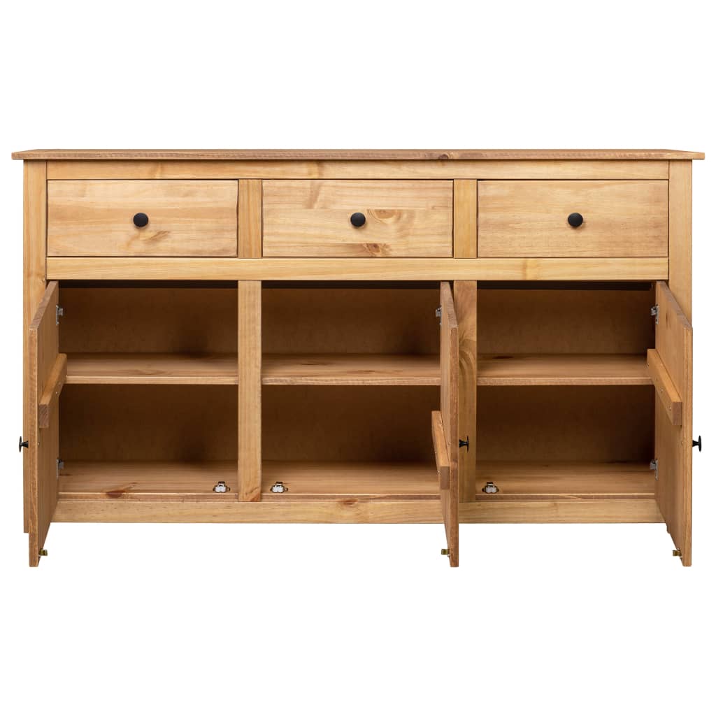 Sideboard 35X40X80 Cm Solid Pinewood Panama Range