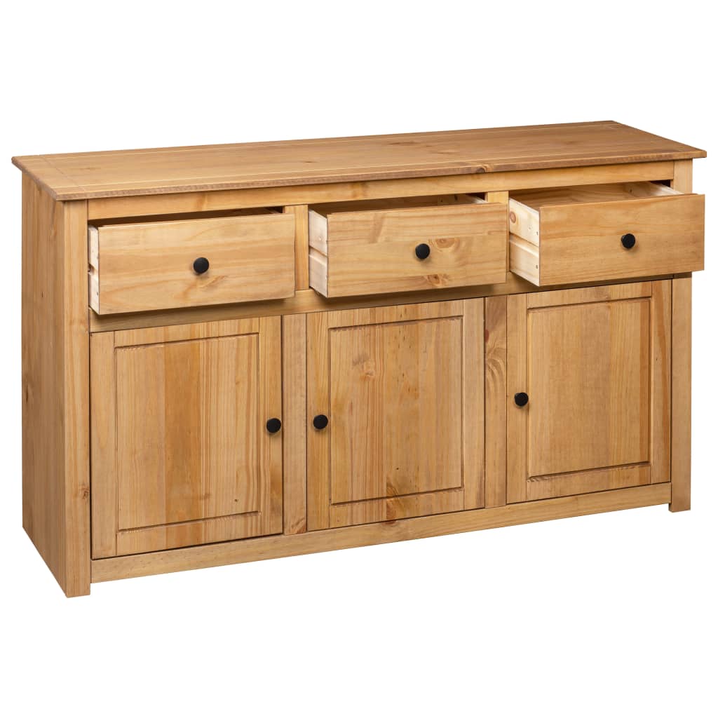 Sideboard 35X40X80 Cm Solid Pinewood Panama Range