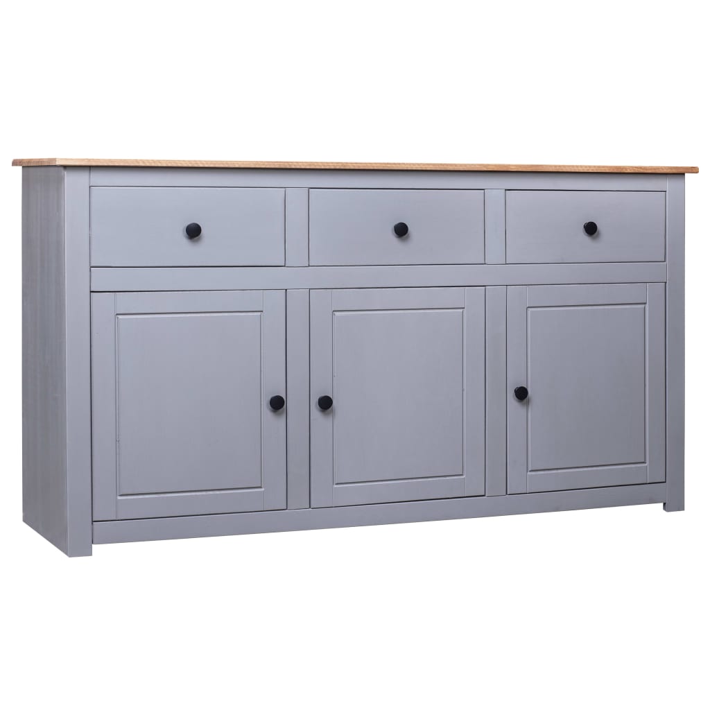 Sideboard 35X40X80 Cm Solid Pinewood Panama Range