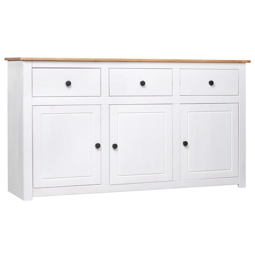 Sideboard 35X40X80 Cm Solid Pinewood Panama Range