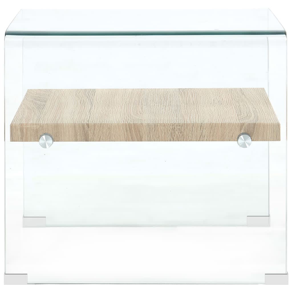 Coffee Table Clear Tempered Glass