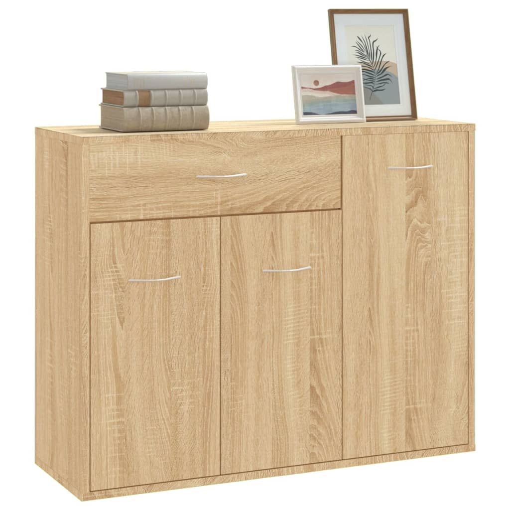 Sideboard Sonoma Oak 88x30x70 cm Engineered Wood