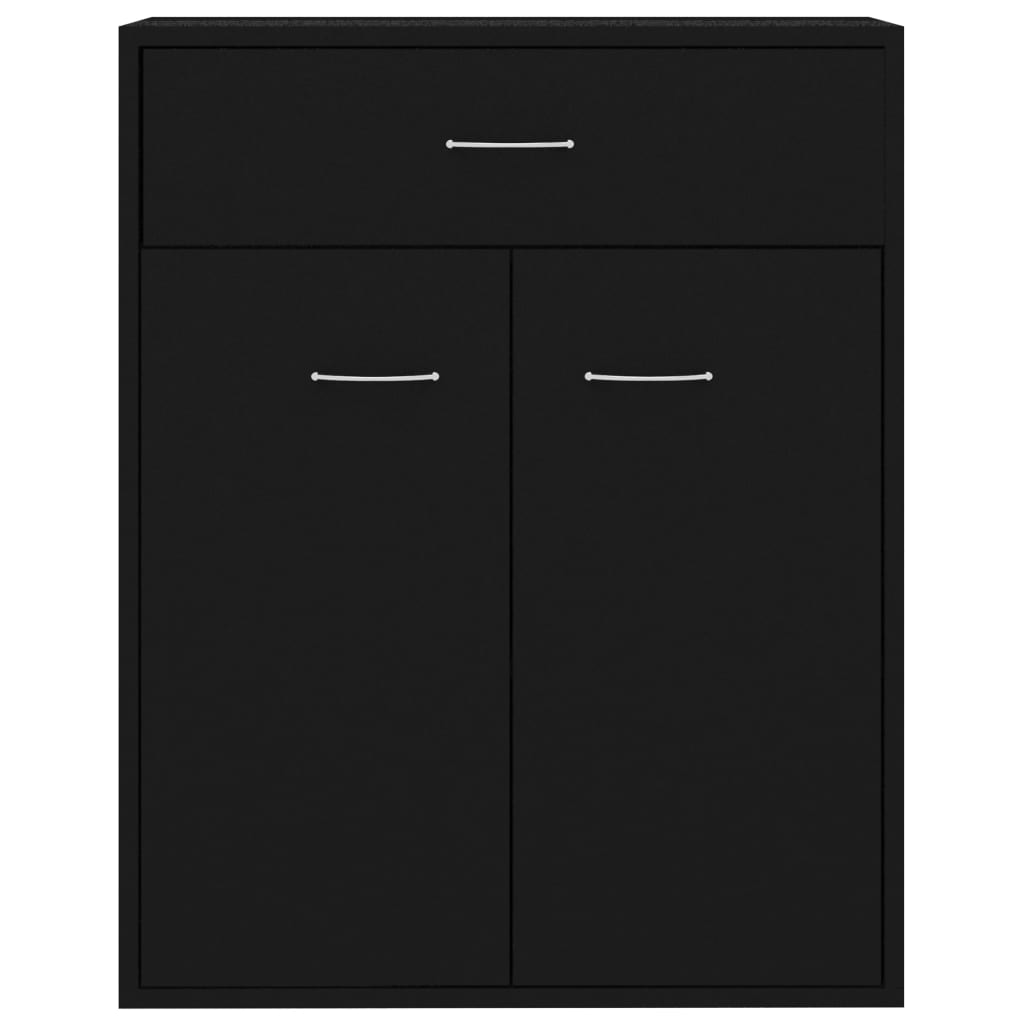 Sideboard Black 60x30x75 cm Engineered Wood