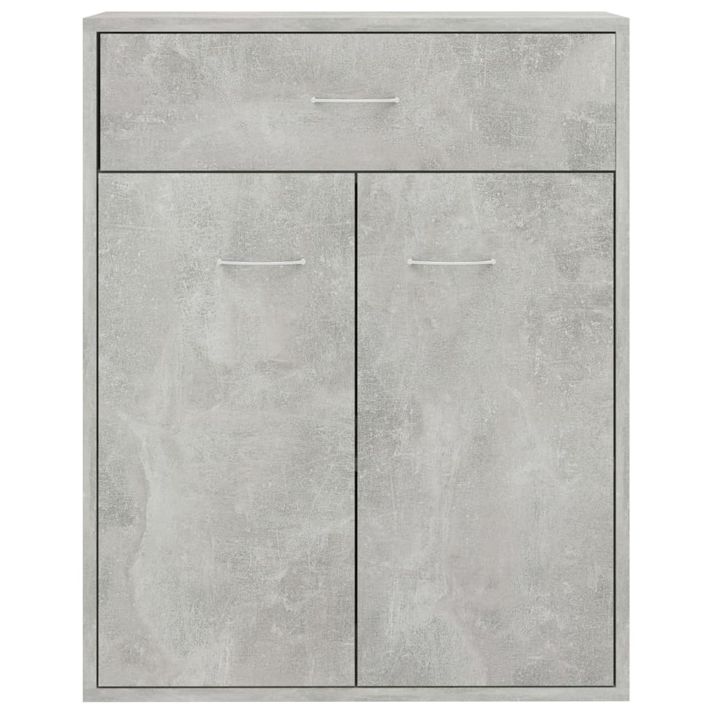 Sideboard Concrete Grey 60x30x75 cm Engineered Wood