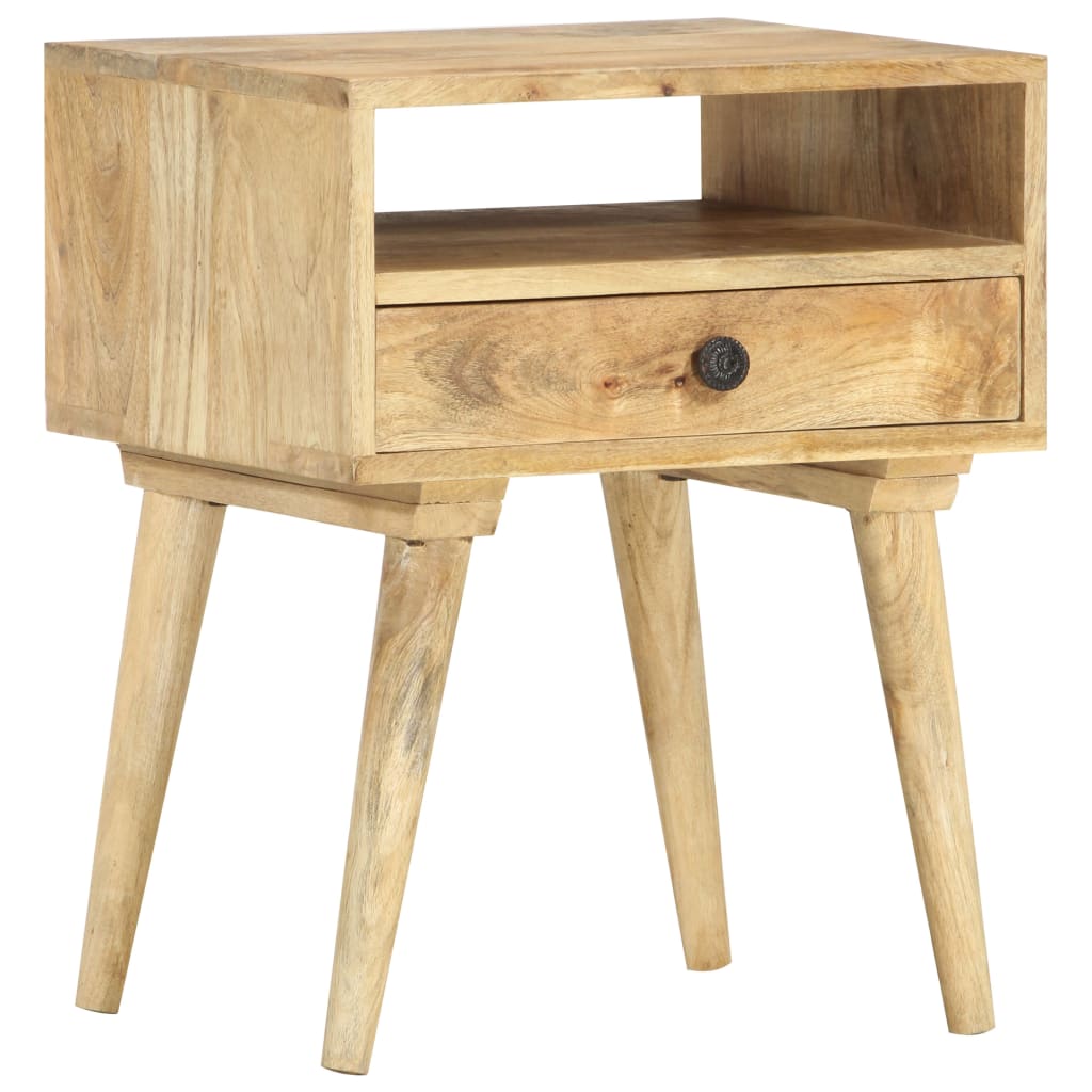 Bedside Cabinet 40x35x50 cm Solid Mango Wood