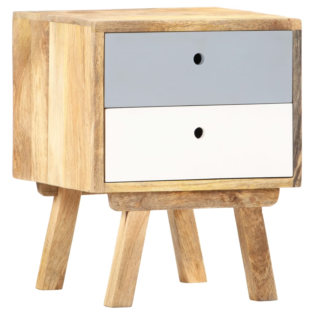 Bedside Cabinet 40x35x50 cm Solid Mango Wood