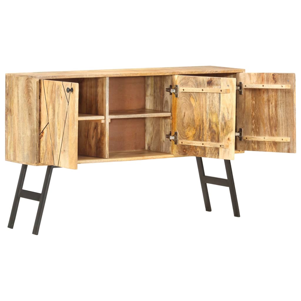 Sideboard 8X30X75 Cm Solid Mango Wood