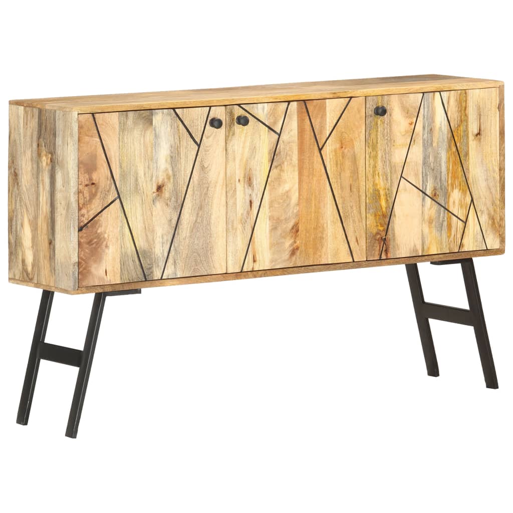 Sideboard 8X30X75 Cm Solid Mango Wood