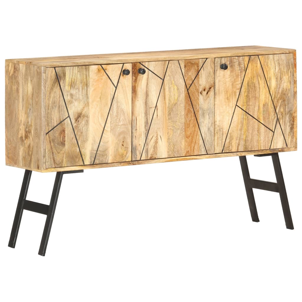 Sideboard 8X30X75 Cm Solid Mango Wood