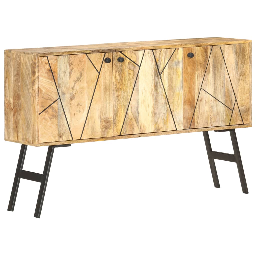 Sideboard 8X30X75 Cm Solid Mango Wood