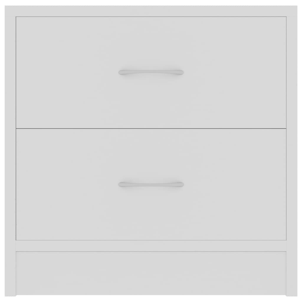 Bedside Cabinet White 40x30x40 cm Engineered Wood