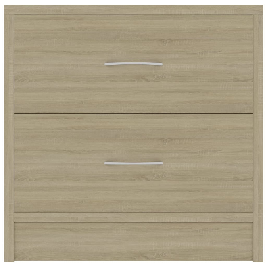 Bedside Cabinet Sonoma Oak 40x30x40 cm Engineered Wood