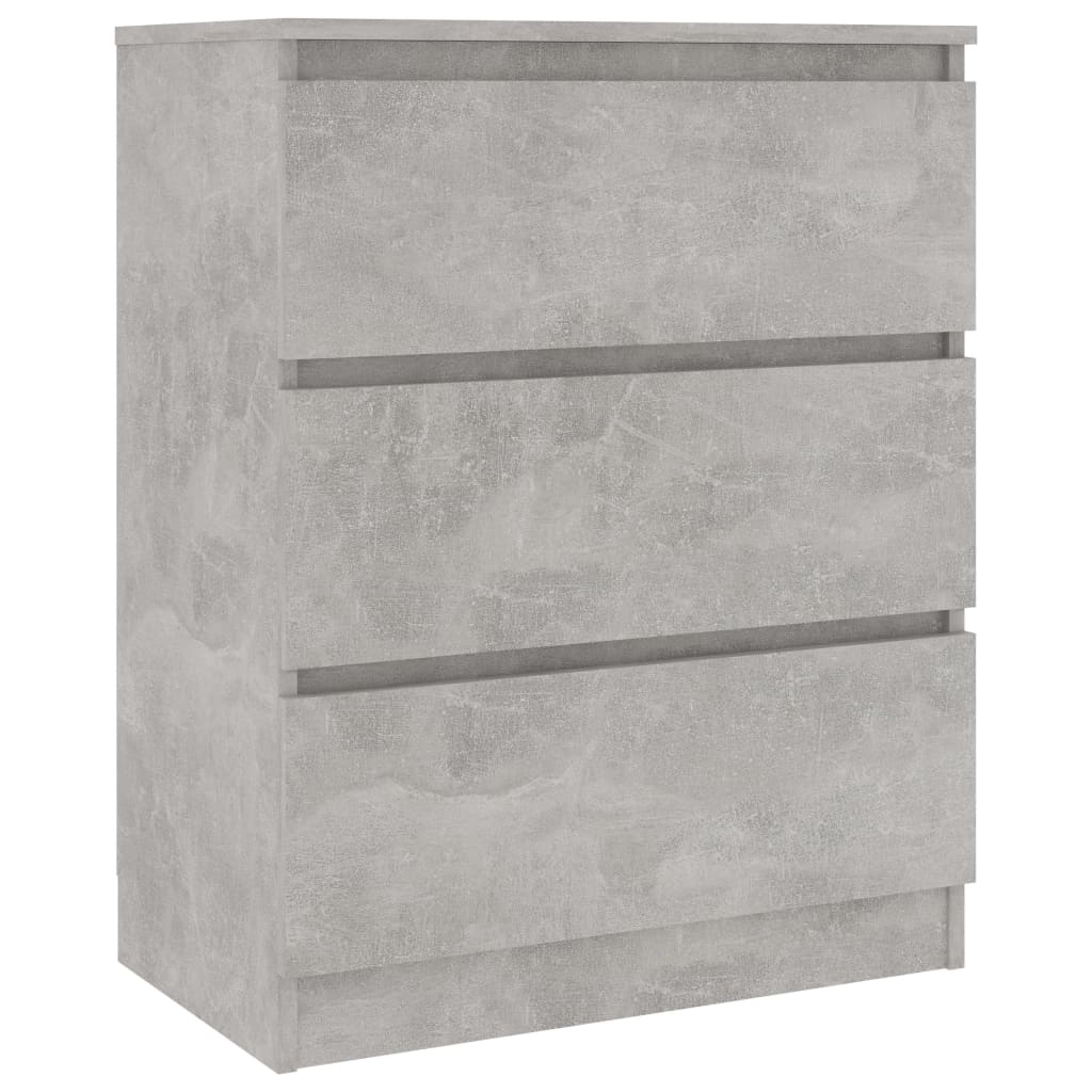 Sideboard Concrete Grey 60x35x76 cm Engineered Wood