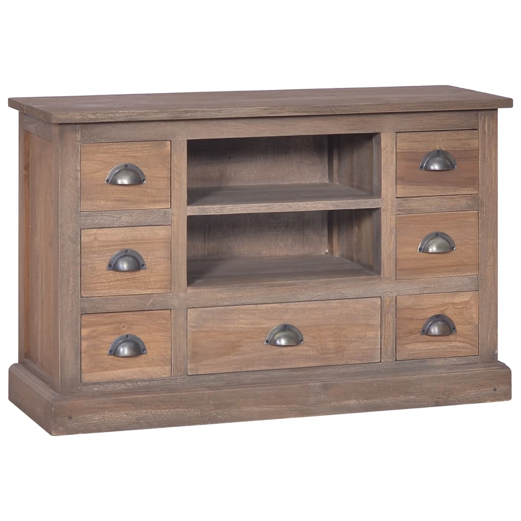 Sideboard 90x30x58 cm Solid Teak Wood