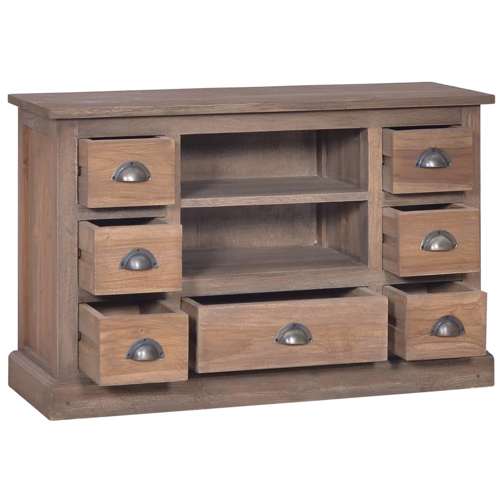 Sideboard 90x30x58 cm Solid Teak Wood